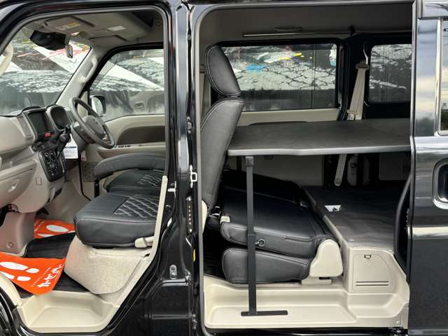 Field Strike製ベッドキットや当社製のカスタムパーツを装着したエブリイ車両が岐阜県岐阜市のステディーオート茶屋新田店様にてご覧になれます。