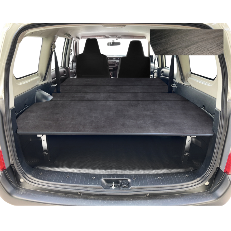 全長175cm (硬質マットタイプ / 重歩行用ダークウッド) 営業車向け ベッドキット プロボックス 160系 H26/8- Field Strike 910mm合板 積載可能