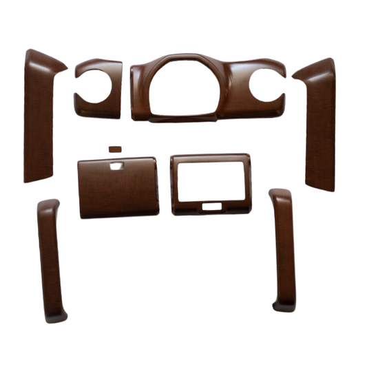 新色 (ナチュラルウッド) 3Dドレスアップインテリアパネル 9Pセット ハスラー MR31 H26/12-R1/12 YourParts e0192 車 カスタム パーツ 内装 おしゃれ