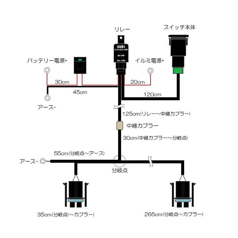 (フォグ無し車用ハーネス トヨタ車用汎用品) フォグランプハーネスキット ハイエース/レジアスエース 200系 4-6型 HL2602