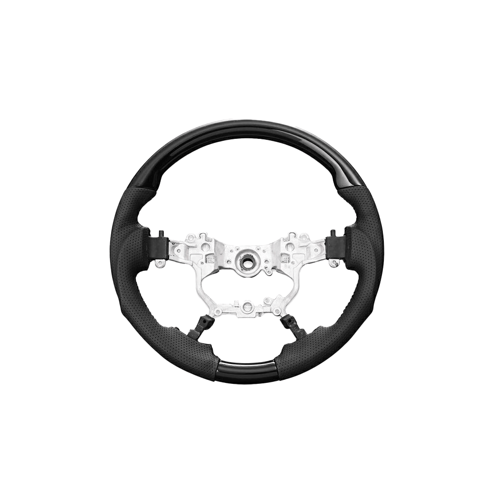 純正交換ステアリング (ピアノブラック) ガングリップステアリング ランクルプラド 150系後期 (H29/9-R6/4) LANBO ST197 ガングリップ