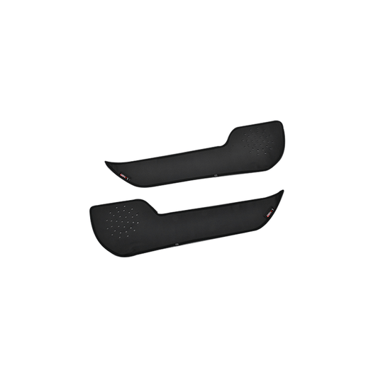 フロントドアの汚れ防止 (ブラックレザー) ドアキックガード2P ノア/ヴォクシー 90系 (R4/1-) LANBO LA-KGD0005 新車にお薦め!