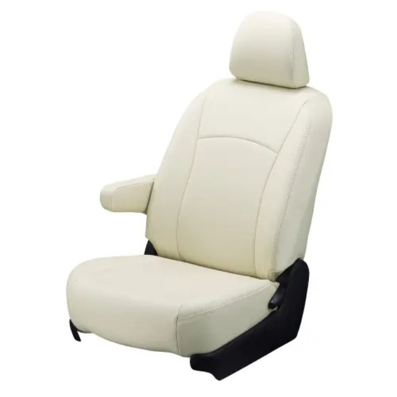 (アイボリー) シートカバー Clazzio Jr スペーシアカスタム MK53S (H29/12-R5/10) クラッツィオ ES-6302 XS パーソナルテーブル有