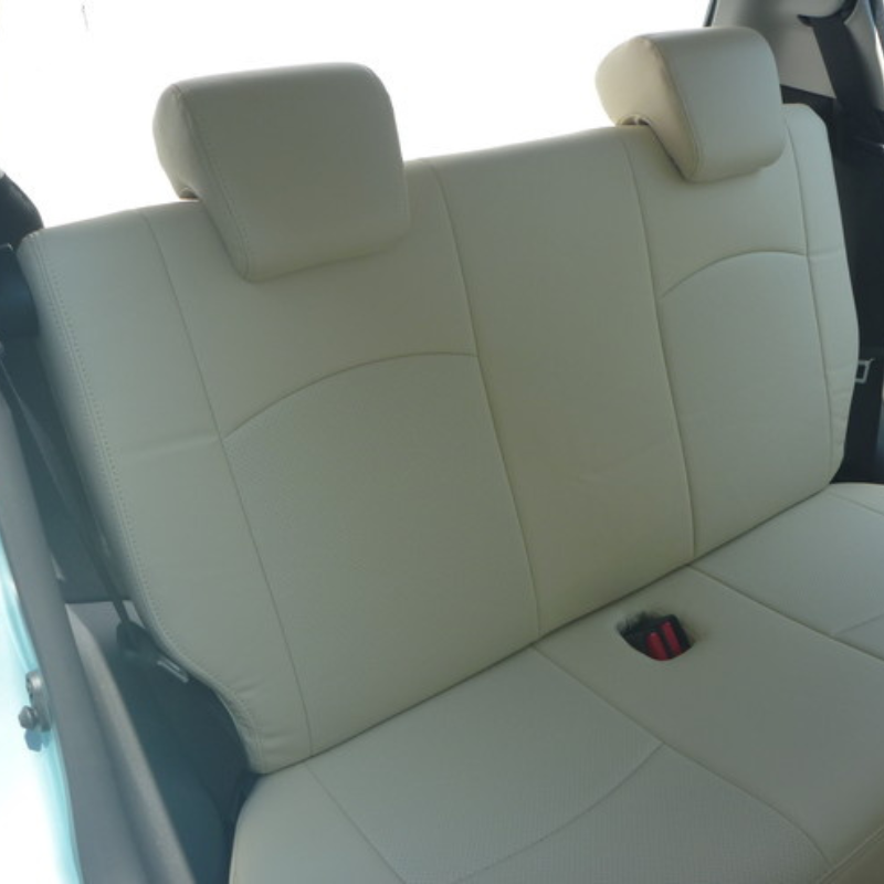 (アイボリー) シートカバー Clazzio Jr スペーシアカスタム MK53S (H29/12-R5/10) クラッツィオ ES-6302 XS パーソナルテーブル有