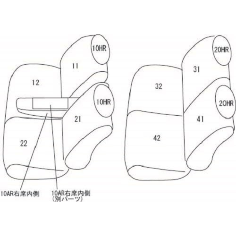 (ブラック) シートカバー Clazzio Jr キャスト スタイル LA250S / LA260S (H27/9-H29/9) クラッツィオ ED-6551 X / X "SAIIH 運転席シートリフター無し