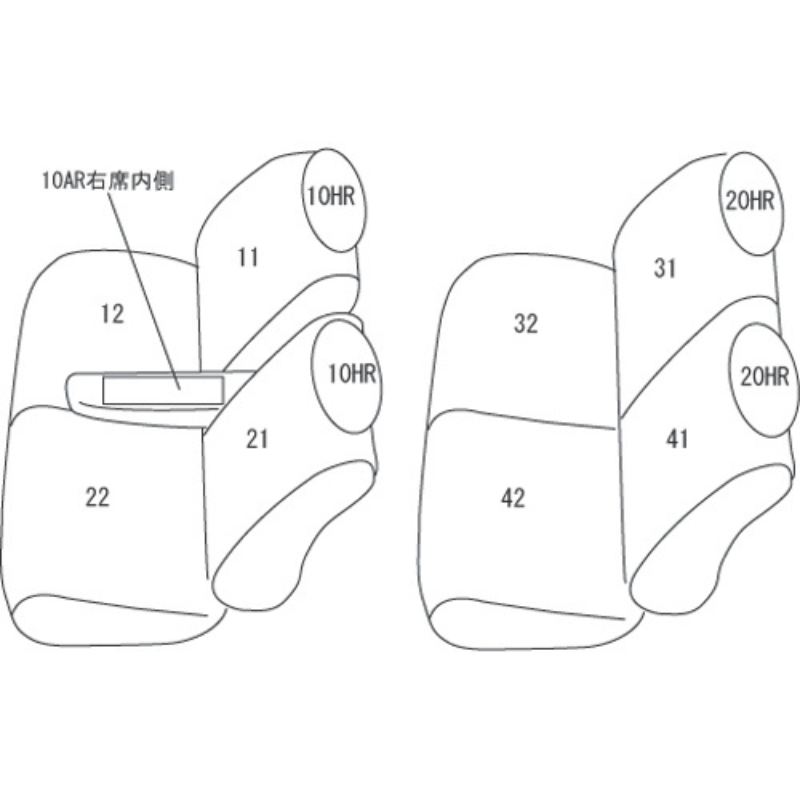(ブラック) シートカバー Clazzio Jr タント カスタム L350S / L360S (H17/6-H19/12) クラッツィオ ED-0671 RS / X / L / VS / VSターボ