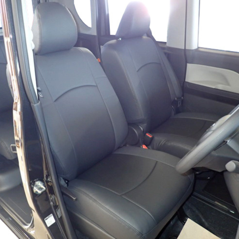(ブラック) シートカバー Clazzio Jr タント ファンクロス LA650S / LA660S (R4/10-) クラッツィオ ED-6523 ターボ他 運転席ロングスライドシート