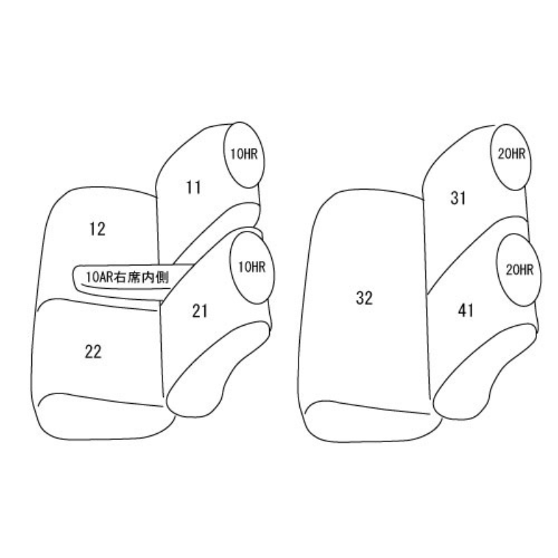 (ブラック) シートカバー Clazzio Jr EKワゴン B33W / B36W (H31/4-R4/8) クラッツィオ EM-7507 M