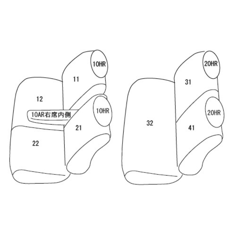 (ブラック) シートカバー Clazzio Jr EKクロス B34W / B35W / B37W / B38W (H31/4-R4/8) クラッツィオ EM-7506 M / G / T他