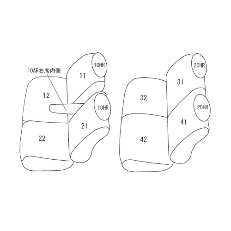 ハイウェイスター (ブラック) シートカバー Clazzio Jr ルークス B44系 (R2/4-) R5以降の現行型も適合OK クラッツィオ EM-7513