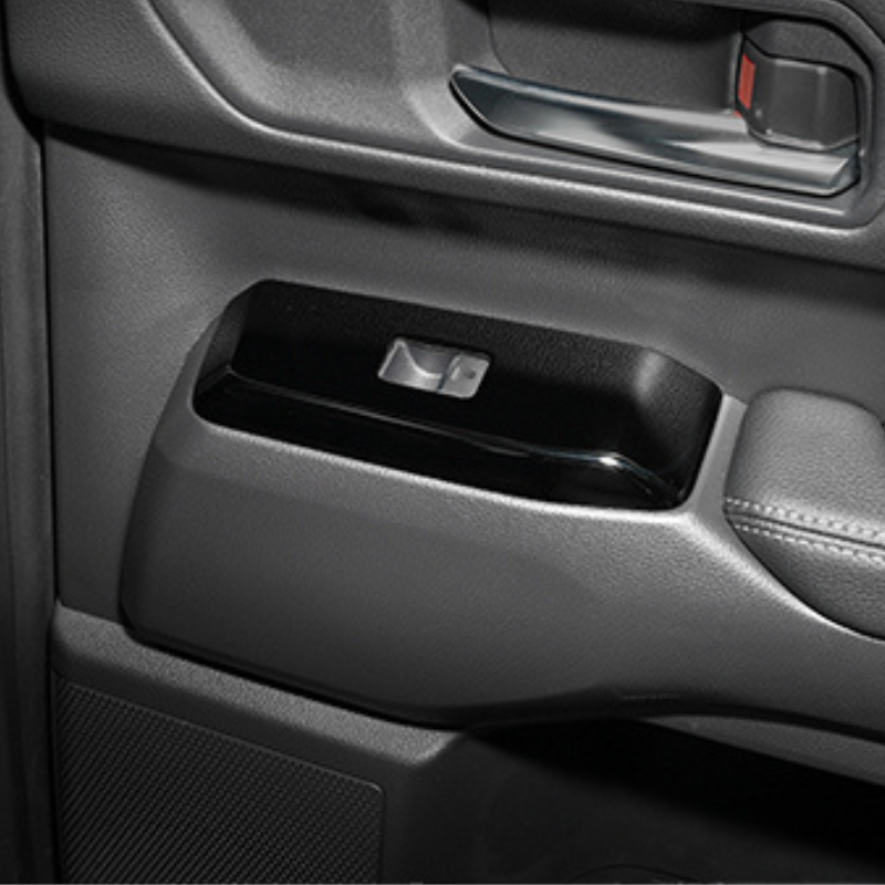 パワーウインドースイッチ部分 (ピアノブラック) 3Dインテリアパネル 4Pセット ランドクルーザー 250系 R6/4- LANBO LP1208-BM126 車 カスタム パーツ 内装