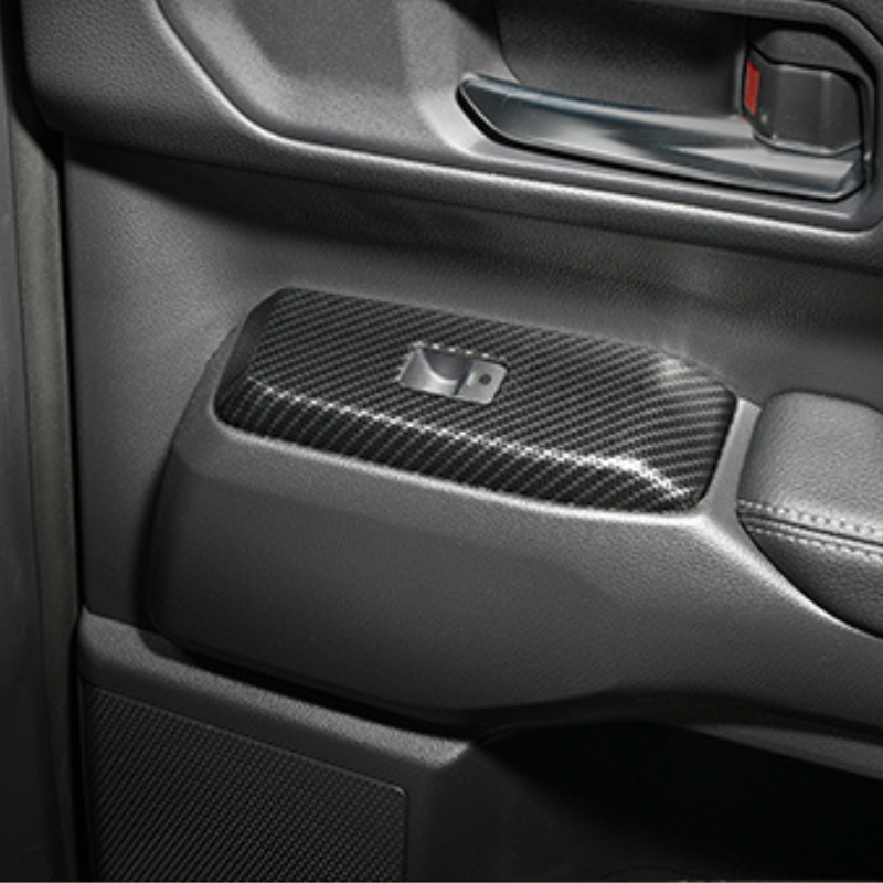 パワーウインドースイッチ部分 (カーボン調) 3Dインテリアパネル 4Pセット ランドクルーザー 250系 R6/4- LANBO LP1208-BM254 車 カスタム パーツ 内装