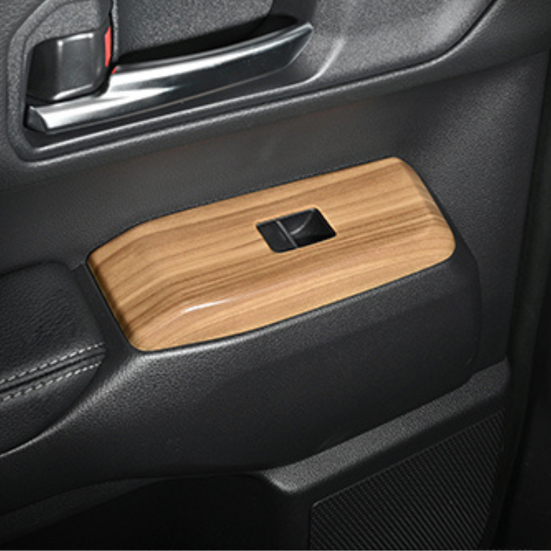 パワーウインドースイッチ部分 (ライトブラウン) 3Dインテリアパネル 4Pセット ランドクルーザー 250系 R6/4- LANBO LP1208-BM296 車 カスタム パーツ 内装