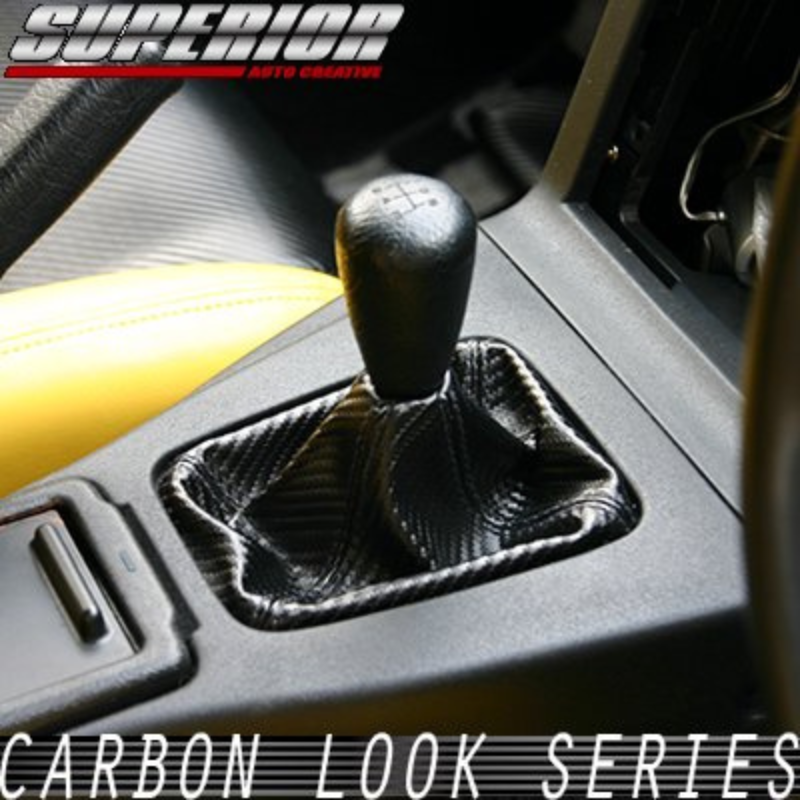 受注生産3week (MT車用) カーボンルック シフトブーツ ロードスター NB系 車 カスタム パーツ 内装 おしゃれ ドレスアップ