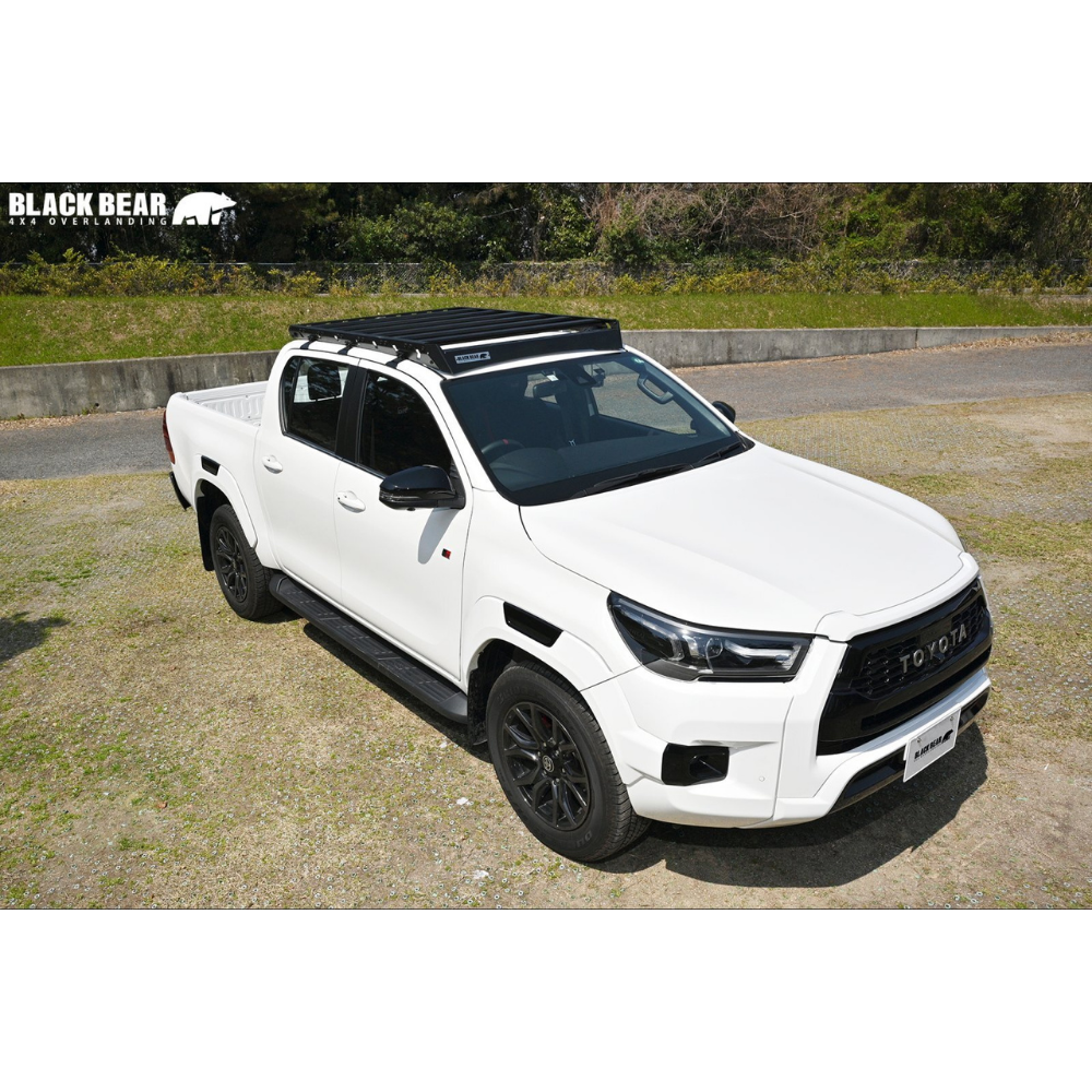 積載能力アップ ロータイプ ルーフラック ハイラックス GUN125 H29/9- RF001 車種専用設計 アウトドア 車中泊 キャンプ