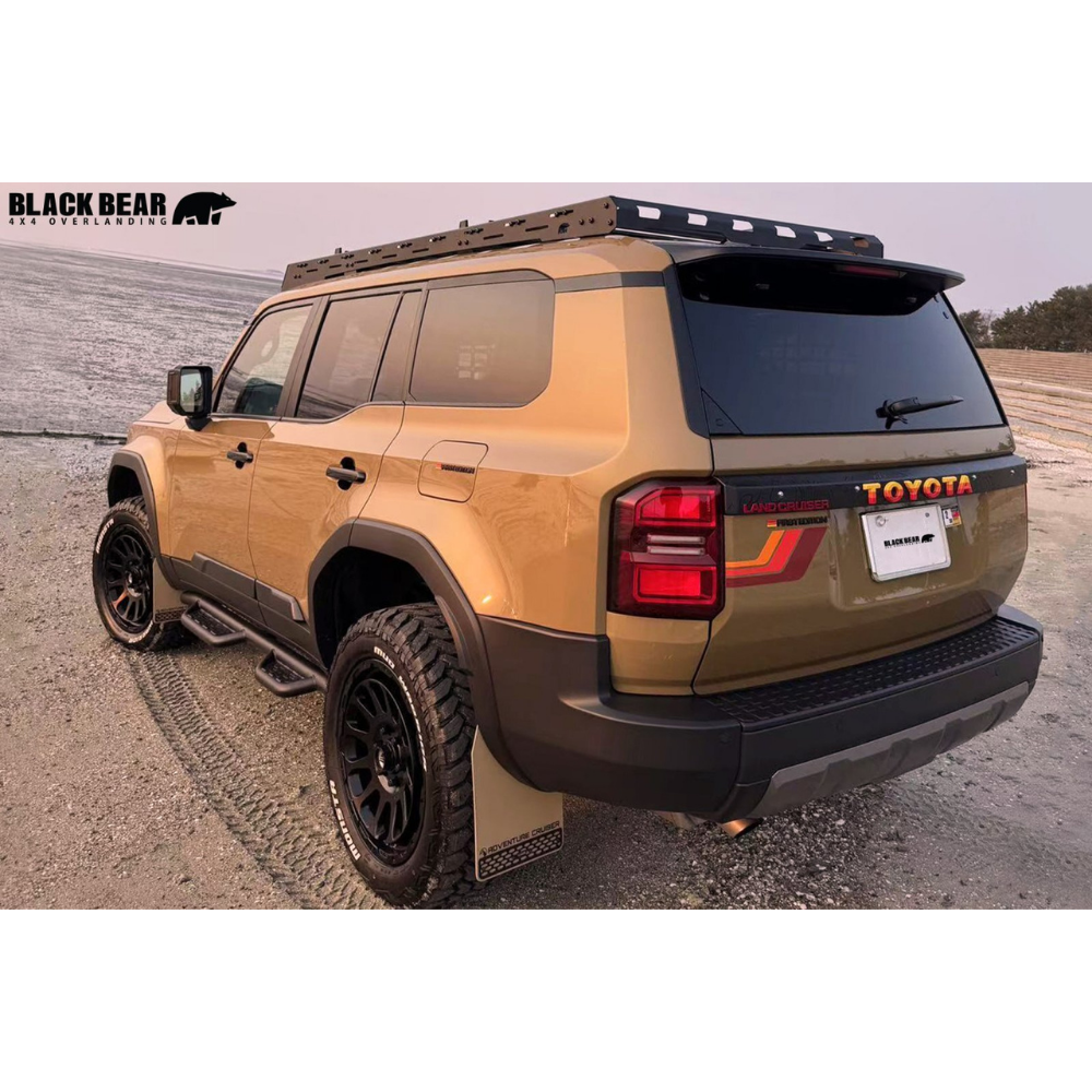 積載能力アップ ロータイプ ルーフラック ロングタイプ ランドクルーザー 250系 R6/4- RF002 車種専用設計 アウトドア 車中泊 キャンプ