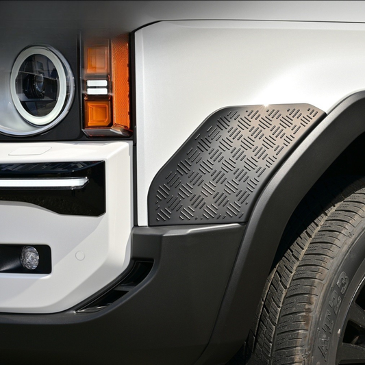 武装的ビジュアル (マットブラック) フロントフェンダーガーニッシュ 左右2Pセット ランドクルーザー 250系 R6/4- WD104205 ABS樹脂 車 カスタム パーツ