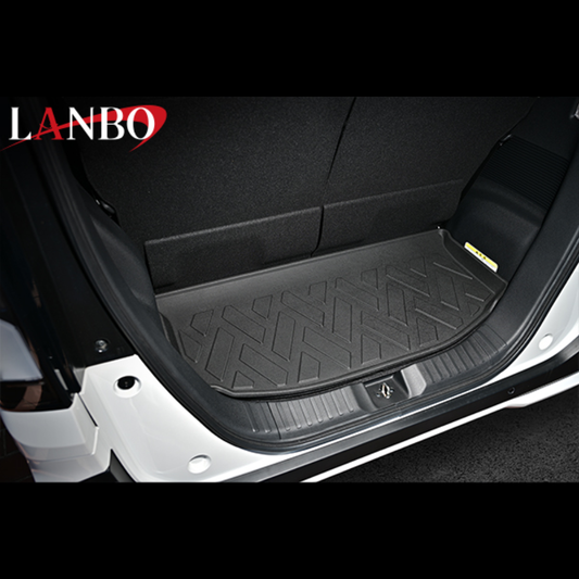 N-BOX/N-BOXカスタム汚れ防止 (ブラック) 3Dラゲッジマット N-BOX JF5/6 R5/10- LM37 内装 インテリア 車内 ドレスアップ カスタム