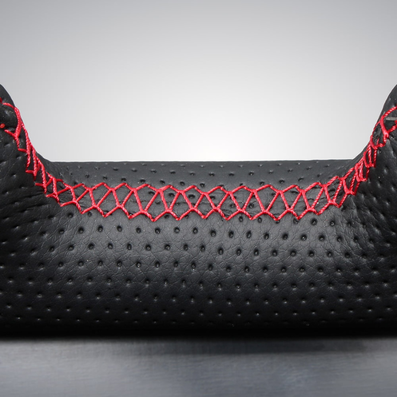 (カーボン調xレッドステッチ) 純正交換ガングリップステアリング オデッセイ RC系前期 H25/11-R2/9 LS262 4スポーク専用 ハイブリッド車可