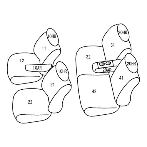 0640予約商品1.5ヶ月【アイボリー】Clazzio クラッツィオシートカバーClazzio Jr エブリイワゴンDA64W (H17/8-H19/7)