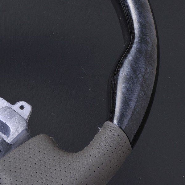 【黒木目】KAITO ノーマルステアリング エブリイワゴンDA64W(H17/8-) 純正エアバッグ対応