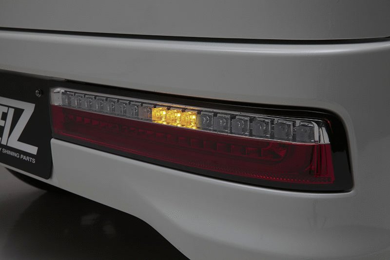 【スモーク/インナークローム】REIZ ライツ 流星オールLEDテールランプ Ver.1 エブリイ ワゴン DA17 W (H27/2-)