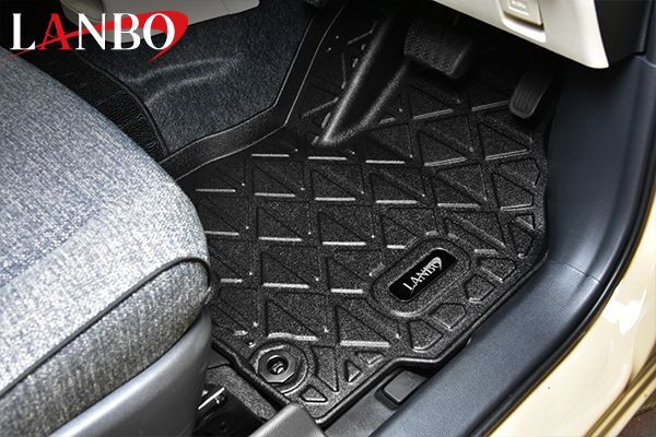 (ブラック) TPE素材採用 3D フロアマット 前方席用 シエンタ MXPC10/15G MXPL10/15G (R4/8-)