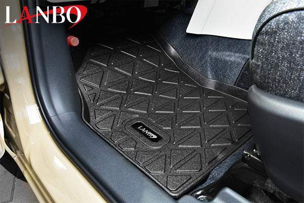 (ブラック) TPE素材採用 3D フロアマット 前方席用 シエンタ MXPC10/15G MXPL10/15G (R4/8-)