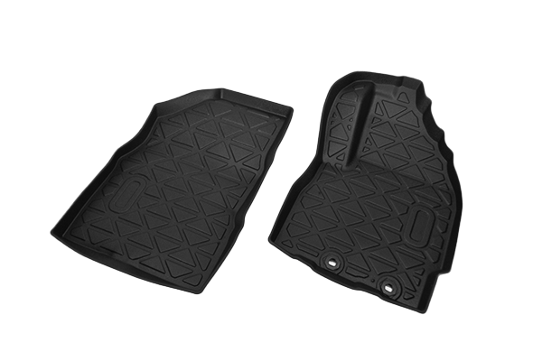 (ブラック) TPE素材採用 3D フロアマット 前方席用 シエンタ MXPC10/15G MXPL10/15G (R4/8-)
