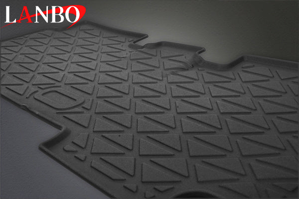 (ブラック) TPE素材採用 3D フロアマット 後部席5人乗り用 シエンタ MXPC10/15G MXPL10/15G (R4/8-)