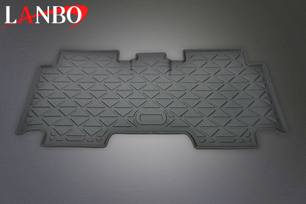 (ブラック) TPE素材採用 3D フロアマット 後部席5人乗り用 シエンタ MXPC10/15G MXPL10/15G (R4/8-)