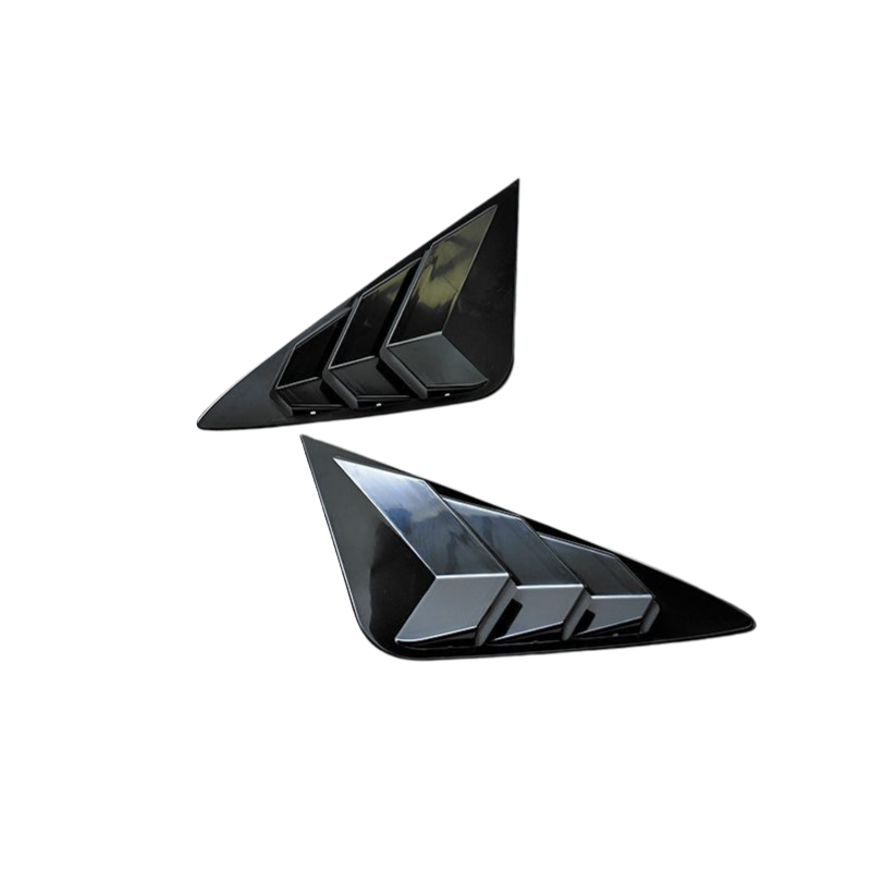 (ブラック202) 左右2Pセット クォーターウインドゥフェイスパネル ハリアー 80系