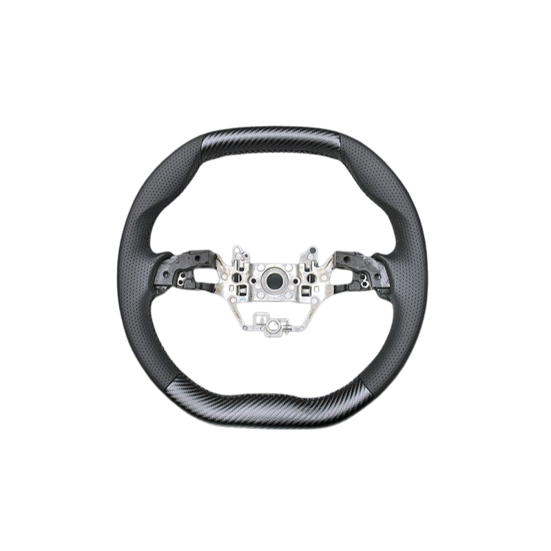 (ブラック×ブラックカーボン) ガングリップ D型 オリジナル コンビステアリング フィット GR1-4