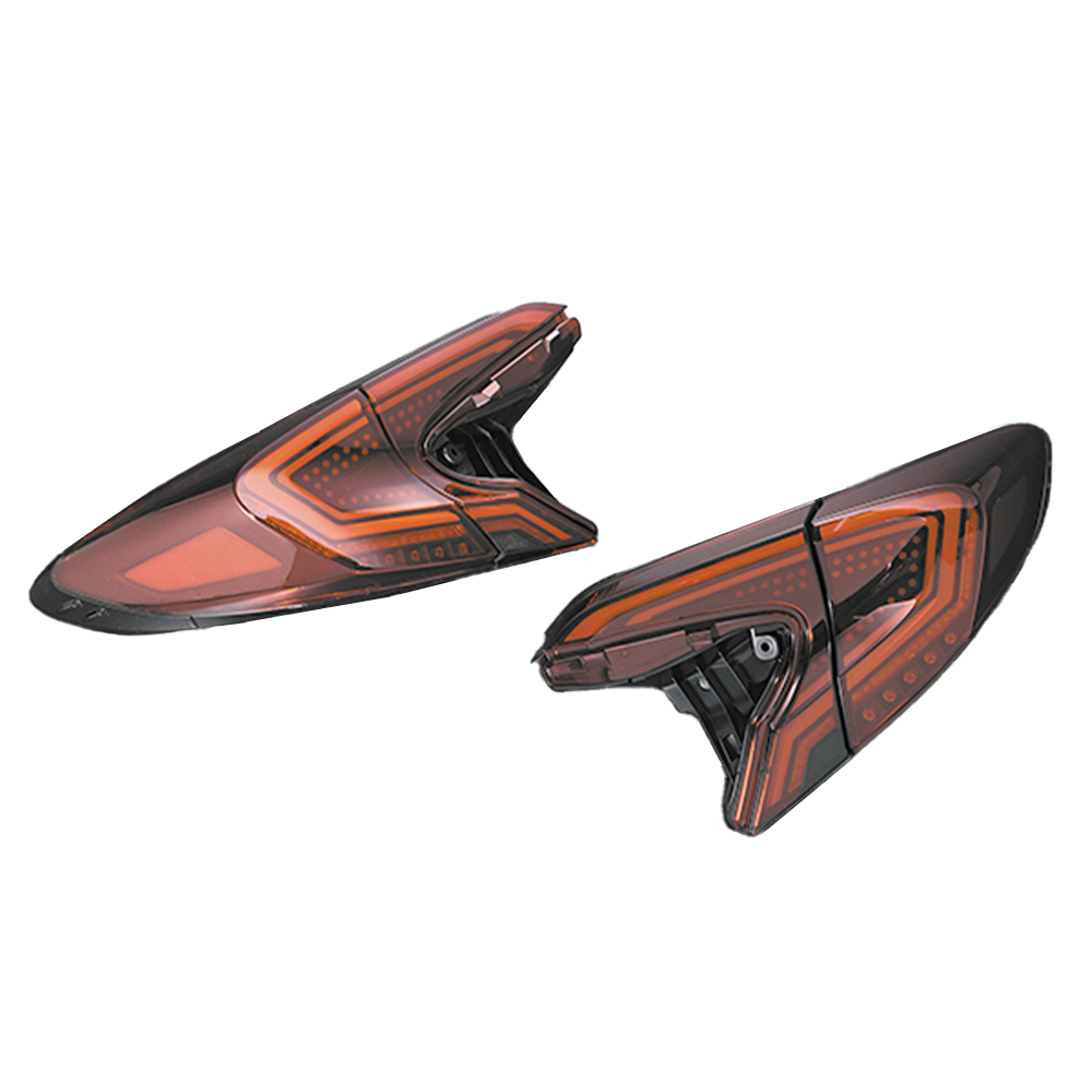 (レッド) シーケンシャルタイプウインカー LED テールランプ C-HR ZYX10 / NGX10 / NGX50