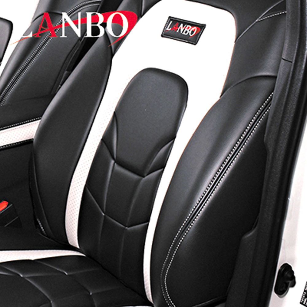 (ブラック×ホワイト) G・EX / G・EX Honda SENSING レザーシートカバー Type VOID N-BOX / N-BOXカスタム JF3/4 2列目:アームレスト無し