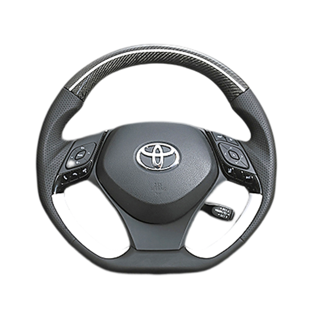 (ホワイトライン) ガングリップタイプ プレミアムカーボンステアリング C-HR ZYX10 / NGX50