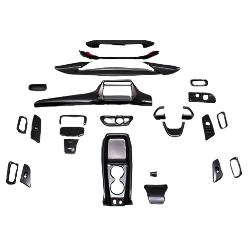 (黒木目) 3D インテリアパネル 25P プリウス PHV ZVW52