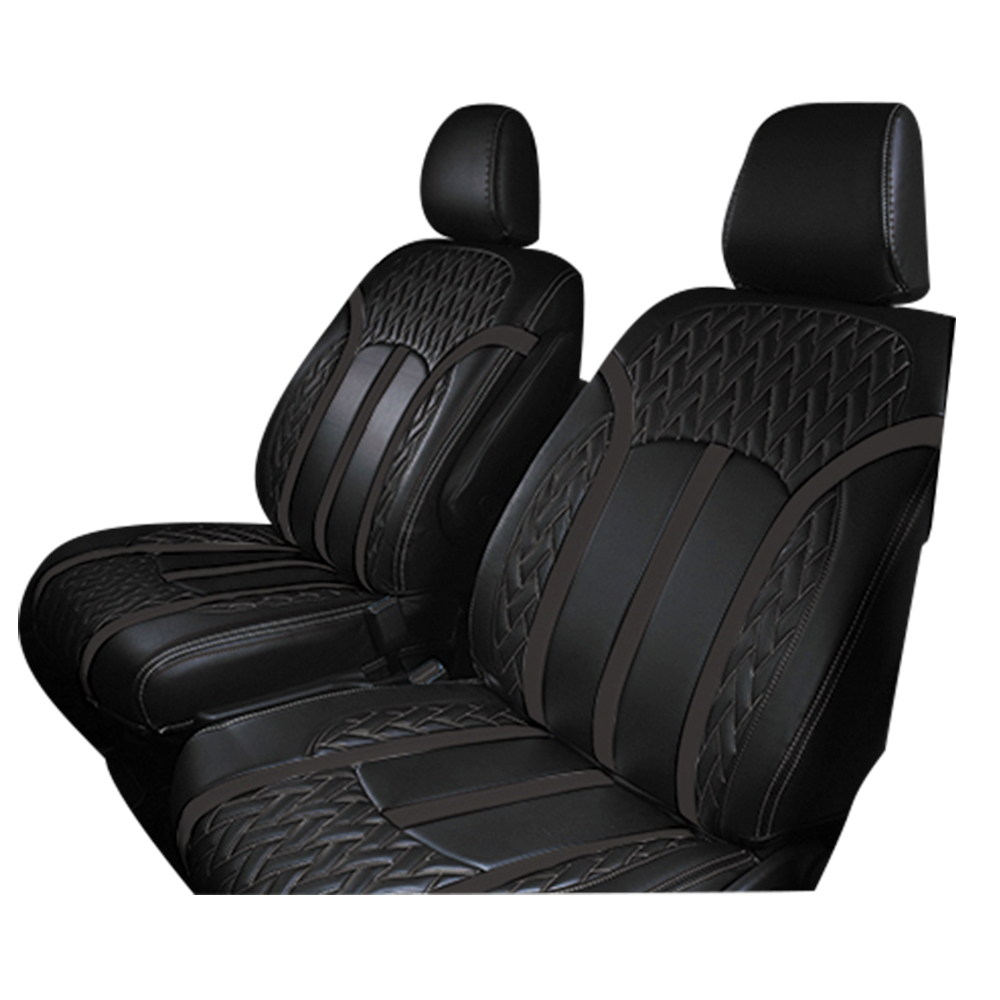 (ブラック×ブラック) レザーシートカバー Type LUXE TANK / ROOMY タンク / ルーミー M900A/910A