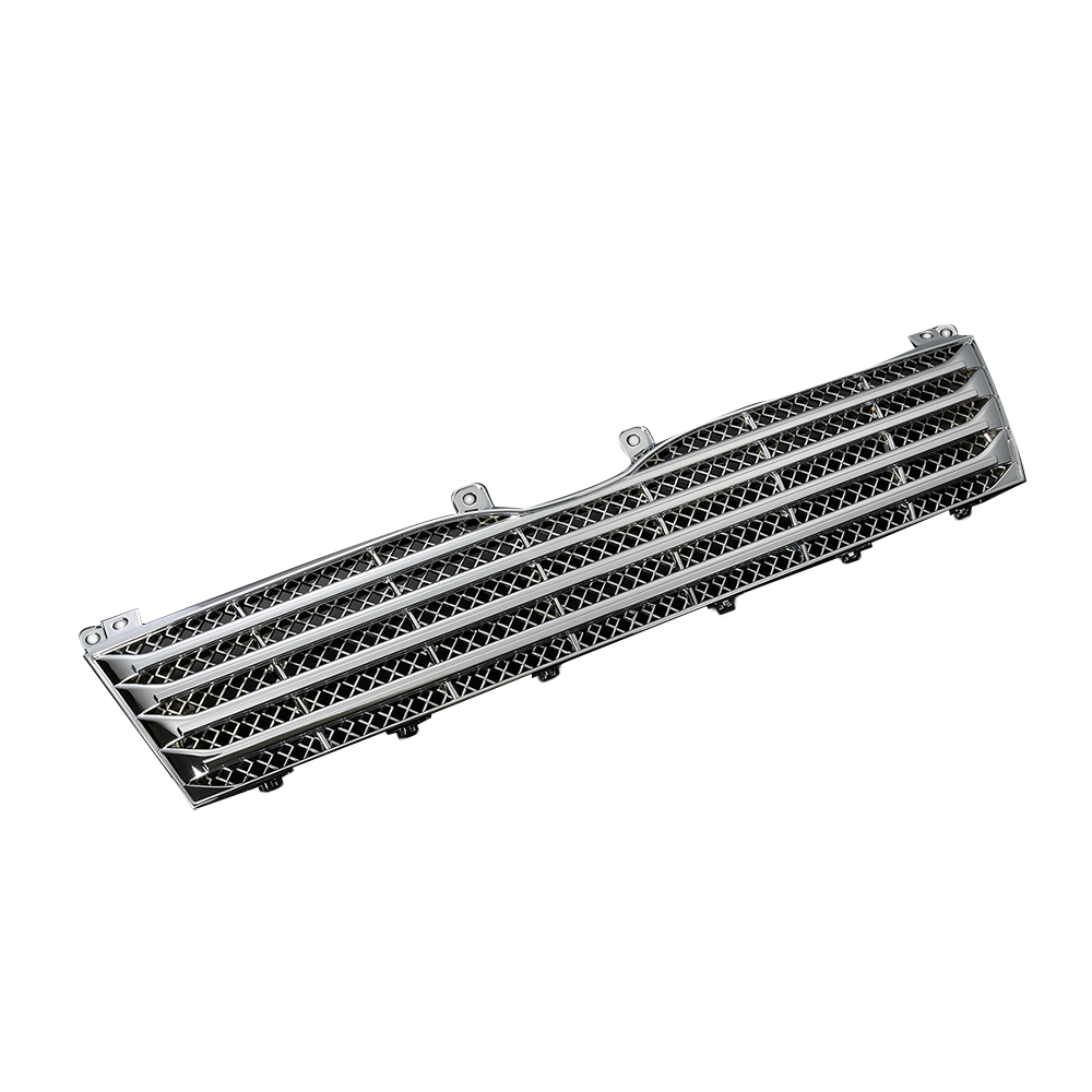 (クロームメッキ仕上げ) ABS樹脂製 フロントグリル 純正交換式 ハイエースバン /レジアスエースバン 3型 標準ボディ専用