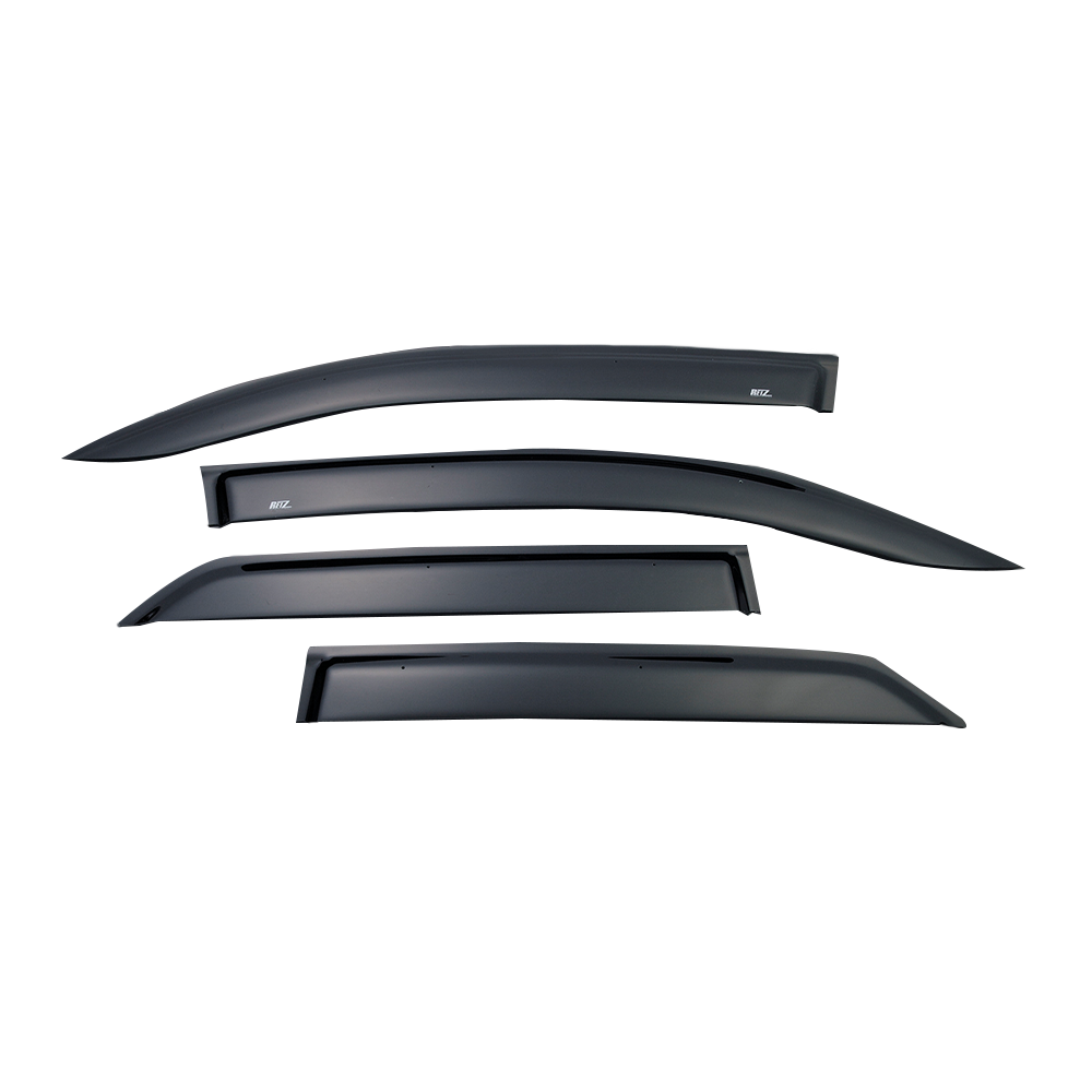 (ライトスモーク) REIZ ロゴ付き ドアバイザー 両面テープ/固定具付き アルト/アルトワークス/ターボRS/バン HA36S