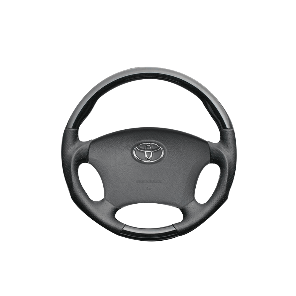 (ピアノブラック) お得な3点セット パネル35P+ステアリング+シフトノブ ハイエース / レジアスエース 200系 2型 標準車