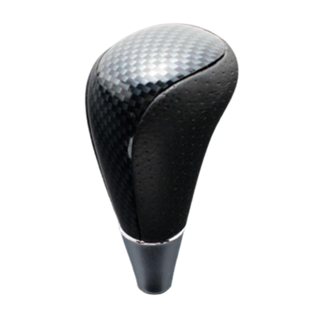 (ブラックカーボン調×パンチングレザー) ロングタイプ シフトノブ アリオン T260系 後期 FEGGARI SLT24C-034-004