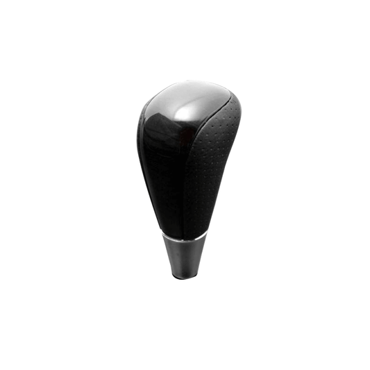 (黒木目×パンチングレザー) ロングタイプ シフトノブ エスティマ AHR20系 4型 FEGGARI SLT21C-034-018