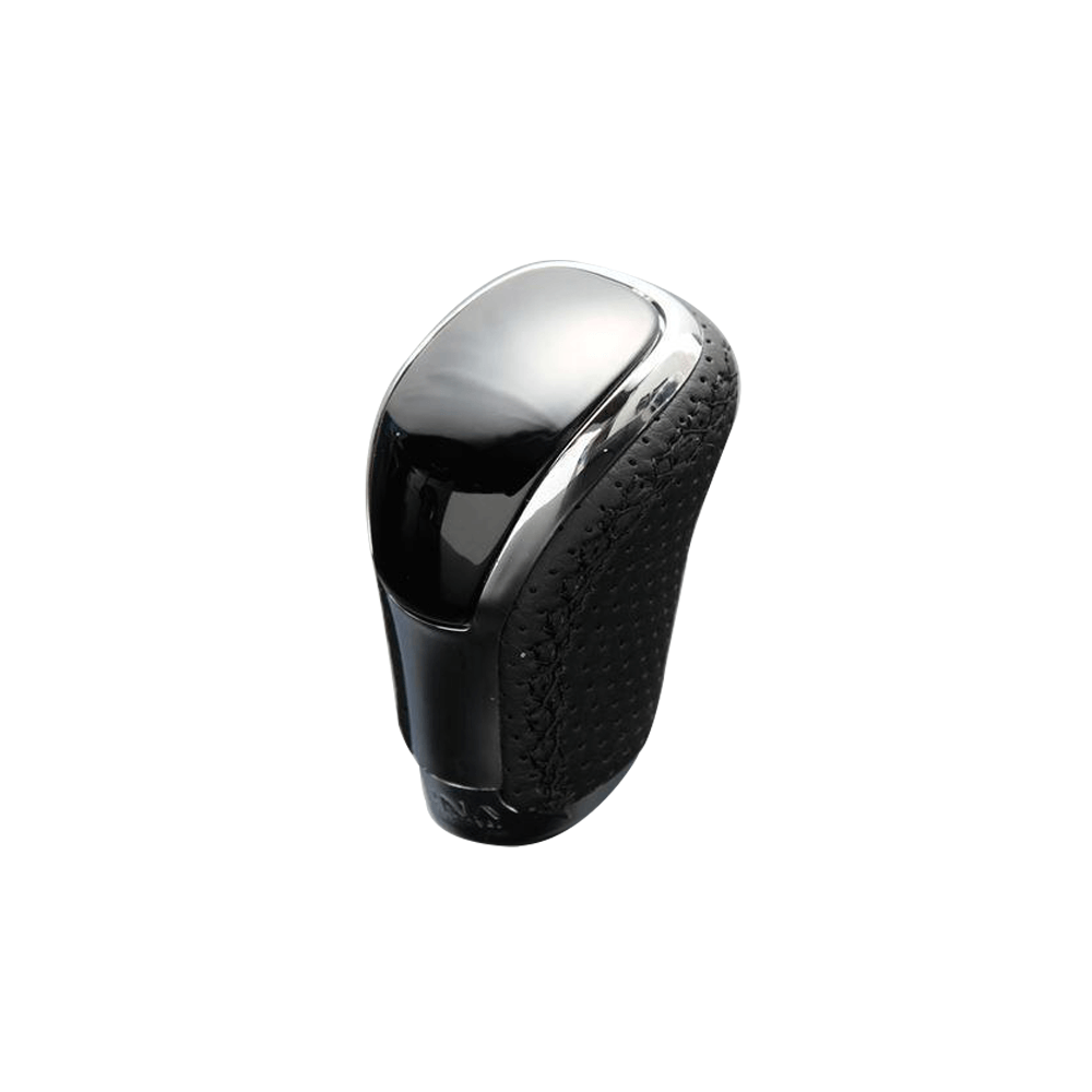 (ピアノブラック×ブラックユーロステッチ) Vタイプスタンダード シフトノブ エスティマ 50系 4型 FEGGARI STV126EBK-019