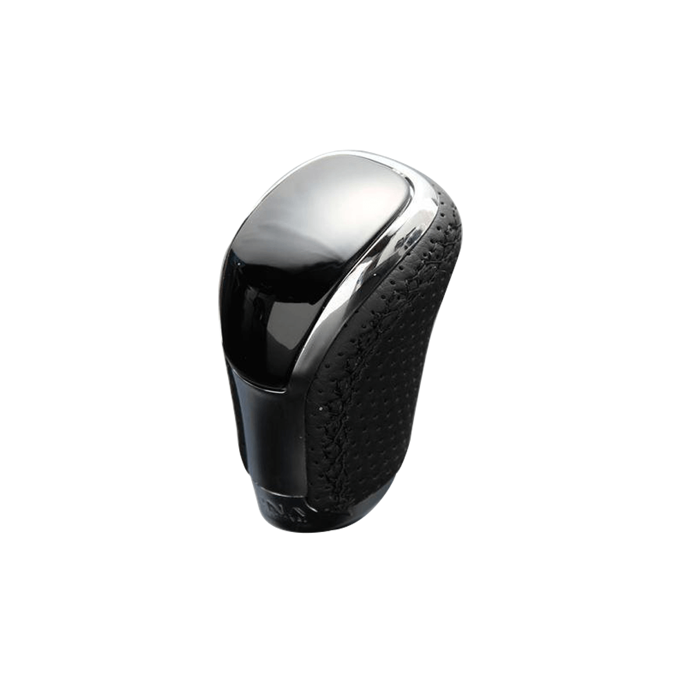 (ピアノブラック×ブラックユーロステッチ) Vタイプスタンダード シフトノブ ハイエース / レジアスエース 200系 1型 FEGGARI STV126EBK-003