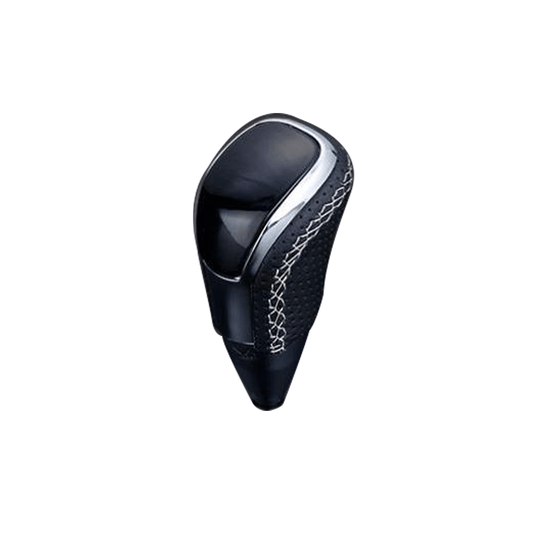 (黒木目×シルバーユーロステッチ) Vタイプロングタイプ シフトノブ ハリアー 60系 FEGGARI STV101ESIL-018