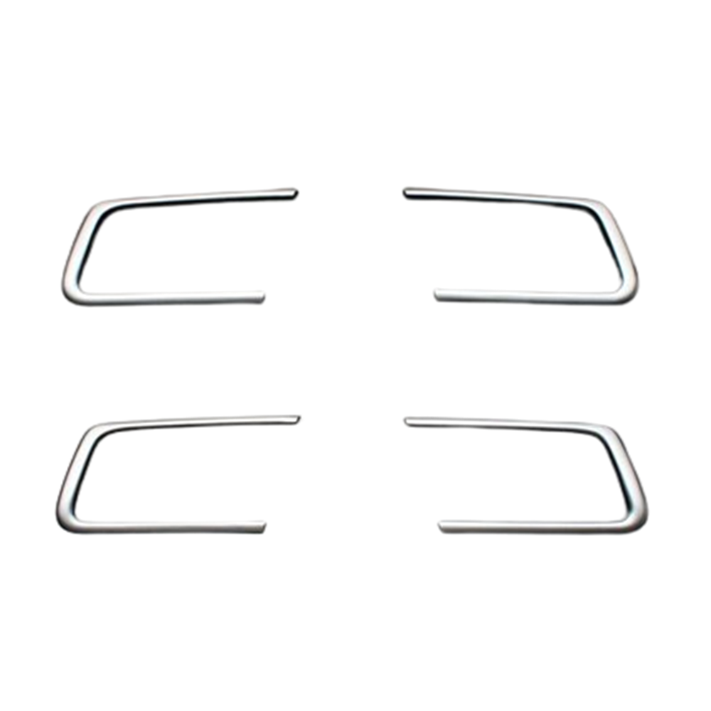 (メタルシルバー) 4ピース インナードアハンドルベゼル ランドクルーザープラド 150系 前期 FEGGARI PLT150SIL-001