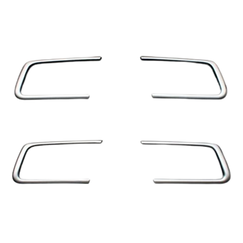 (メタルシルバー) 4ピース インナードアハンドルベゼル ランドクルーザープラド 150系 後期 FEGGARI PLT150SIL-002