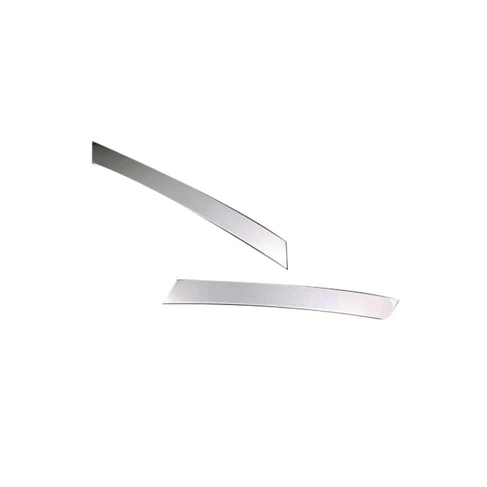 (クロームメッキ) フロントグリルアッパーカバー2P ステンレス製 ヴォクシー 80系 前期専用 FEGGARI ELX431-001