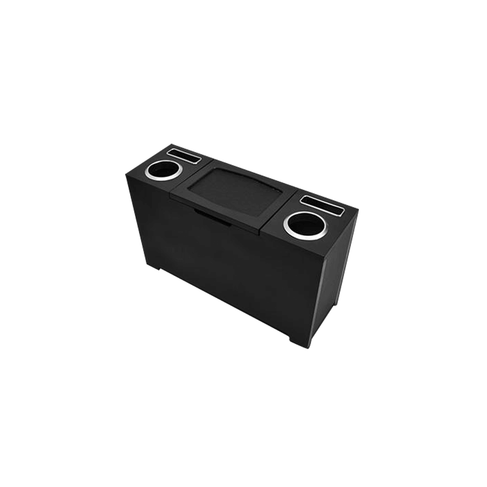 新型ステップワゴンにお勧め! (ブラックレザー調) センターコンソールボックス ステップワゴン RP6-8 (R4/5-) DYP スマホホルダー付き